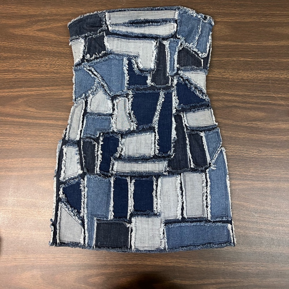 Bebe Jean Mini Dress